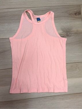 Pink Ribbed Tank Top - Girls Sleeveless OLD NAVY